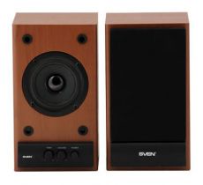 Компьютерная акустика Sven SPS-607 2.0 темное дерево 6Вт