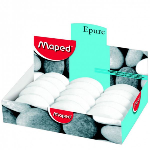 Ластик MAPED Epure овальный с заостренными краями
